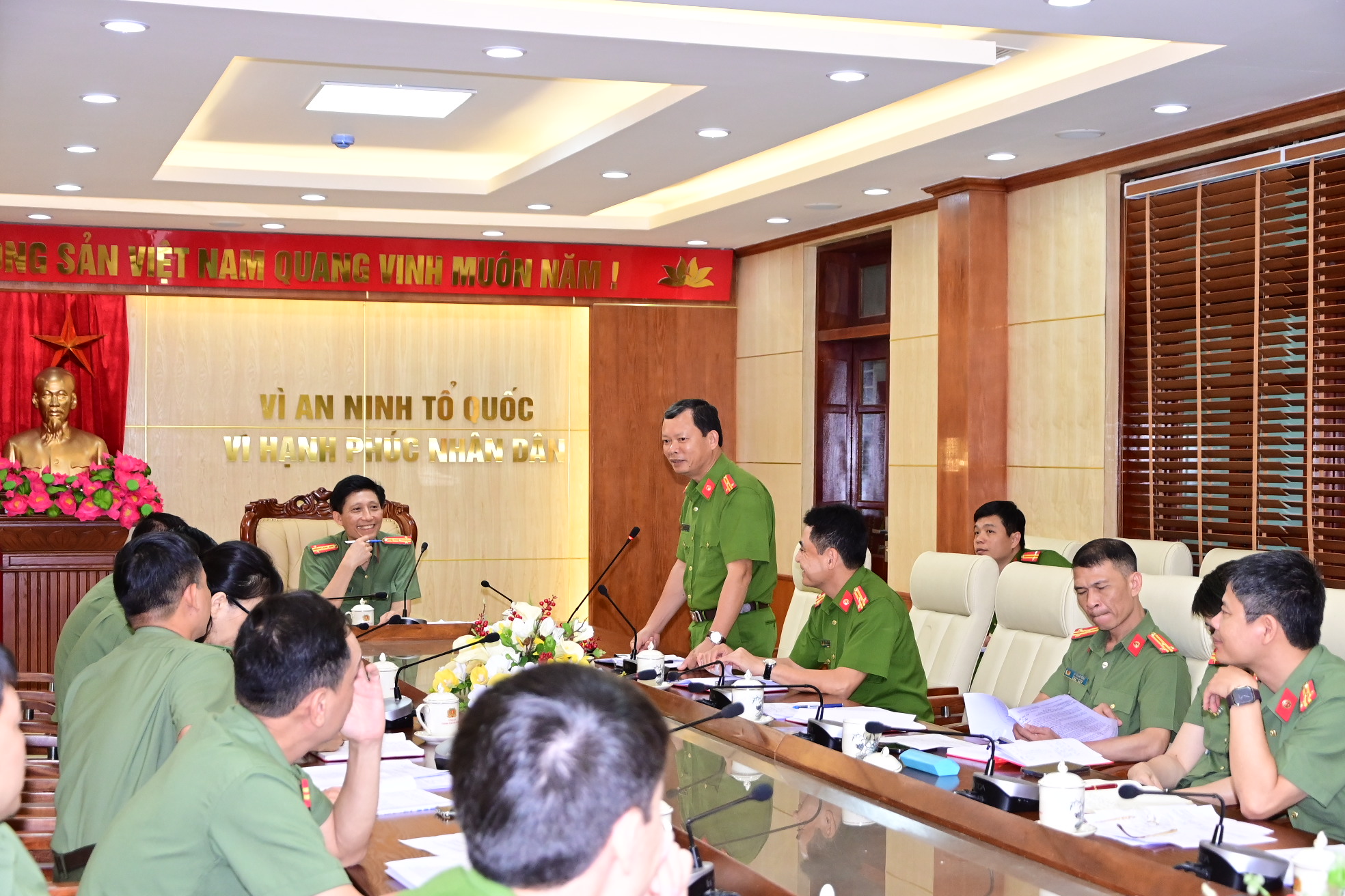 Sôi nổi Hội thi Bí thư sinh hoạt Chi bộ giỏi Đảng bộ CATP Hải Phòng